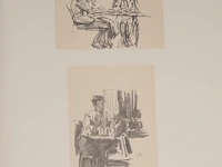 An art folder containing 38 graphic works after ljubomir ljuba ivanovic (1882-1945), 1952 - afbeelding 9 van  17