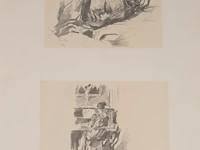 An art folder containing 38 graphic works after ljubomir ljuba ivanovic (1882-1945), 1952 - afbeelding 16 van  17
