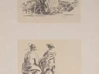 An art folder containing 38 graphic works after ljubomir ljuba ivanovic (1882-1945), 1952 - afbeelding 17 van  17