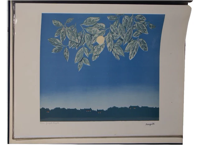 An art folder 'la philosophie et la peinture' containing 7 lithographs by rené magritte (1898-1967), edition by marcel paquet (1979-80), h.c., n° 22/40 folio size: 73.5 x 52.5 cm. (28.94 x 20.67 in.) - afbeelding 4 van  19