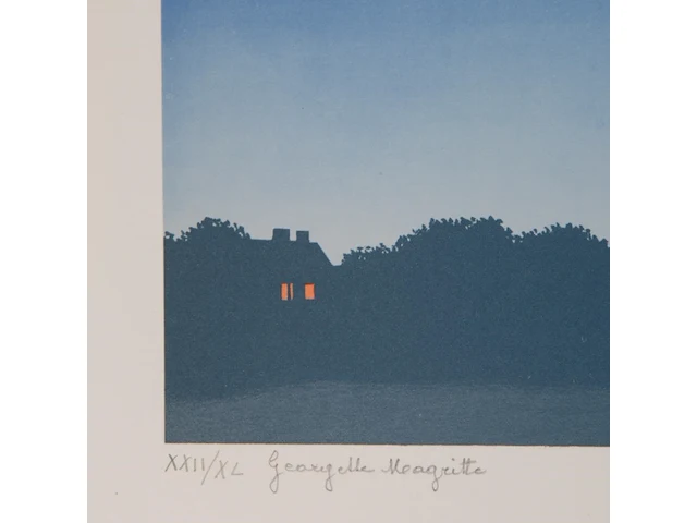 An art folder 'la philosophie et la peinture' containing 7 lithographs by rené magritte (1898-1967), edition by marcel paquet (1979-80), h.c., n° 22/40 folio size: 73.5 x 52.5 cm. (28.94 x 20.67 in.) - afbeelding 5 van  19