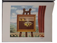 An art folder 'la philosophie et la peinture' containing 7 lithographs by rené magritte (1898-1967), edition by marcel paquet (1979-80), h.c., n° 22/40 folio size: 73.5 x 52.5 cm. (28.94 x 20.67 in.) - afbeelding 6 van  19
