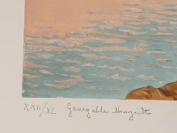 An art folder 'la philosophie et la peinture' containing 7 lithographs by rené magritte (1898-1967), edition by marcel paquet (1979-80), h.c., n° 22/40 folio size: 73.5 x 52.5 cm. (28.94 x 20.67 in.) - afbeelding 9 van  19