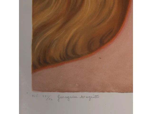 An art folder 'la philosophie et la peinture' containing 7 lithographs by rené magritte (1898-1967), edition by marcel paquet (1979-80), h.c., n° 22/40 folio size: 73.5 x 52.5 cm. (28.94 x 20.67 in.) - afbeelding 17 van  19