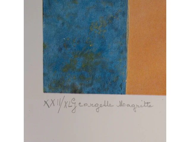 An art folder 'la philosophie et la peinture' containing 7 lithographs by rené magritte (1898-1967), edition by marcel paquet (1979-80), h.c., n° 22/40 folio size: 73.5 x 52.5 cm. (28.94 x 20.67 in.) - afbeelding 19 van  19