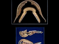 An assembled group of chinese repoussé gilt silver saddle ornaments, liao dynasty (907 - 1125) - afbeelding 21 van  28