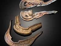 An assembled group of chinese repoussé gilt silver saddle ornaments, liao dynasty (907 - 1125) - afbeelding 26 van  28