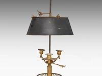 An empire gilt bronze bouillotte lamp, ca. 1810 58 cm. (22.82 in.) - afbeelding 3 van  5
