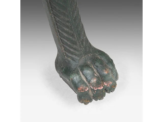 An empire gilt bronze mounted mahogany gueridon, ca. 1815 70 x 78 cm. (27.55 x 30.71 in.) - afbeelding 8 van  8