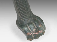 An empire gilt bronze mounted mahogany gueridon, ca. 1815 70 x 78 cm. (27.55 x 30.71 in.) - afbeelding 8 van  8