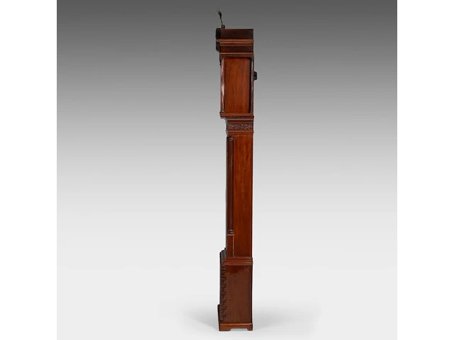 An english georgian mahogany longcase clock by william parkinson (1739-1799), lancaster, late 18thc, h 242 cm - afbeelding 2 van  7