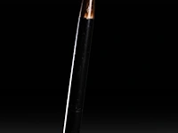 An erotic walking stick with an ivory handle depicting a phallic demon, english, 19thc, total h 92 cm - ivory h 9 cm - ivory w 2,8 cm - total weight 238g (+) - afbeelding 4 van  5