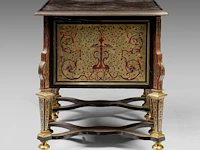 An exceptional and very rare louis xiv boulle marquetry bureau mazarin 84 x 124 x 74 cm. (33.07 x 48.82 x 29.12 in.) - afbeelding 5 van  7
