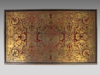 An exceptional and very rare louis xiv boulle marquetry bureau mazarin 84 x 124 x 74 cm. (33.07 x 48.82 x 29.12 in.) - afbeelding 6 van  7