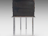 An exceptional antwerp baroque ebony and ebonised cabinet inset with painted copper panels with old testamentic scenes, ca. 1650 77 x 87 x 40 cm. (30.30 x 34 1/4 x 15 3/4 in.), with the plexi stand: 155 cm. (61.02 in.) - afbeelding 23 van  27
