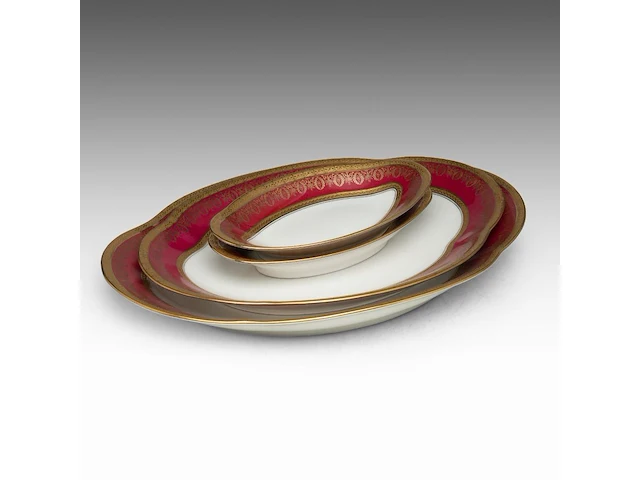 An extensive limoges porcelain service (100 pieces) - afbeelding 2 van  15