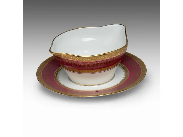 An extensive limoges porcelain service (100 pieces) - afbeelding 4 van  15