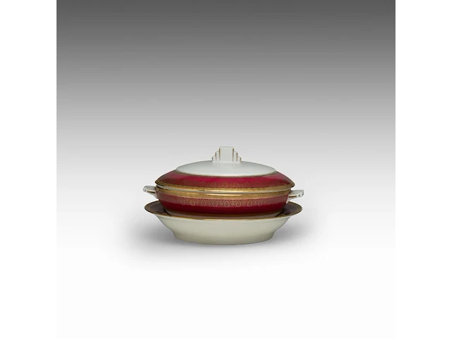 An extensive limoges porcelain service (100 pieces) - afbeelding 11 van  15