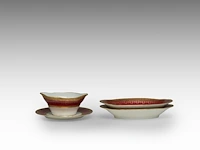 An extensive limoges porcelain service (100 pieces) - afbeelding 14 van  15