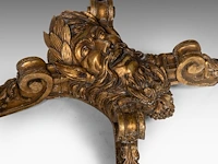 An imposing louis xiv style carved giltwood 'table de milieu' with a veined marble top, late 19thc 75 x 160 x 90 cm. (29.53 x 62.99 x 35.42 in.) - afbeelding 3 van  11
