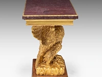 An impressive georgian carved giltwood eagle console table, in the manner of william kent 86 x 113 x 53 cm. (33.85 x 44.49 x 20.87 in.) - afbeelding 2 van  10