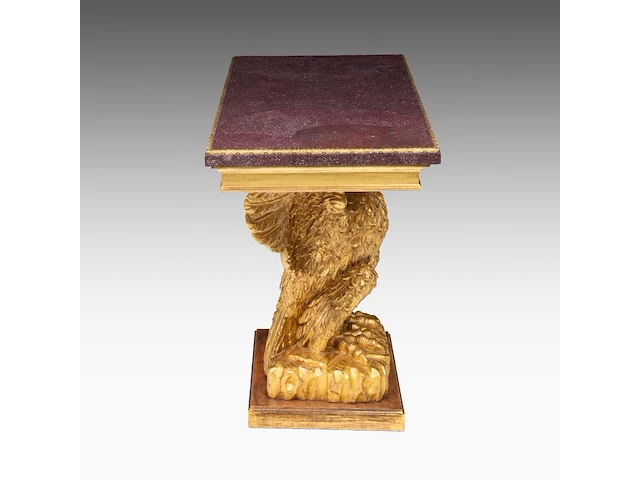 An impressive georgian carved giltwood eagle console table, in the manner of william kent 86 x 113 x 53 cm. (33.85 x 44.49 x 20.87 in.) - afbeelding 9 van  10