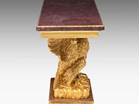 An impressive georgian carved giltwood eagle console table, in the manner of william kent 86 x 113 x 53 cm. (33.85 x 44.49 x 20.87 in.) - afbeelding 9 van  10