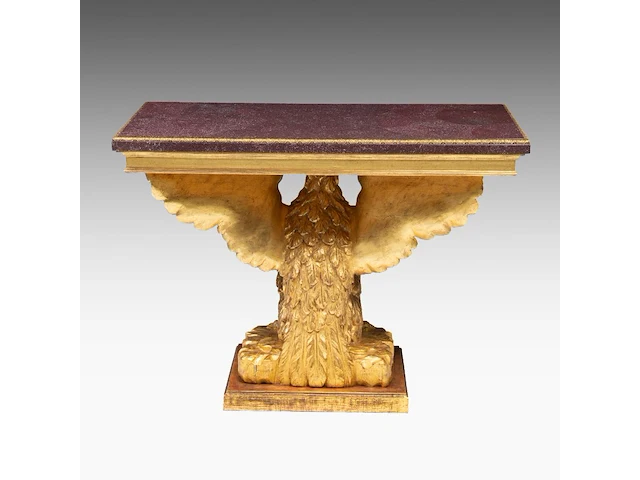 An impressive georgian carved giltwood eagle console table, in the manner of william kent 86 x 113 x 53 cm. (33.85 x 44.49 x 20.87 in.) - afbeelding 10 van  10