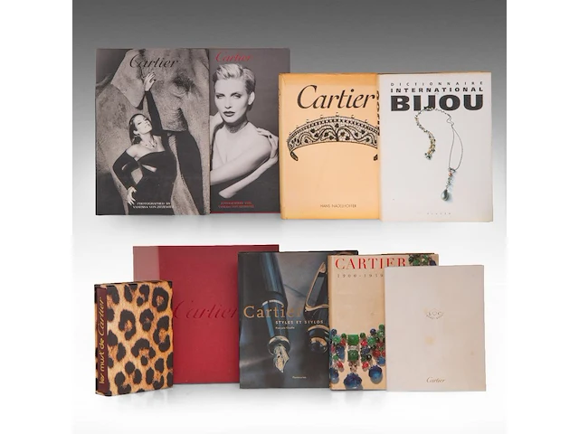 An interesting collection of 9 publications on cartier jewellery - afbeelding 1 van  3