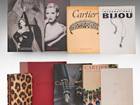 An interesting collection of 9 publications on cartier jewellery