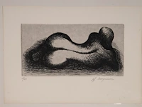 An interesting collection of sketches (6) and etchings (5) by jef innegraeve (1936) - afbeelding 4 van  14