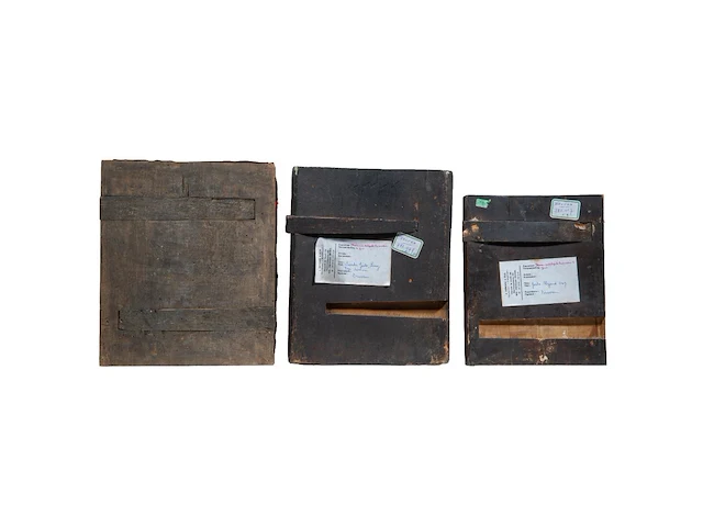 An interesting collection of three 19thc russian orthodox icons - afbeelding 2 van  5