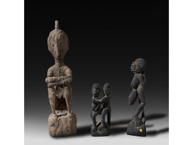 An interesting collection of traditional indonesian folk fertility items - afbeelding 5 van  9