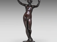 An interesting lot of three various sculptures, 19thc - afbeelding 7 van  14