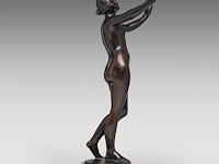 An interesting lot of three various sculptures, 19thc - afbeelding 11 van  14