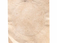 An interesting sanguine drawing after the vitruvian man by leonardo da vinci, 18thc 7 cm. (2.75 in.) - afbeelding 2 van  2