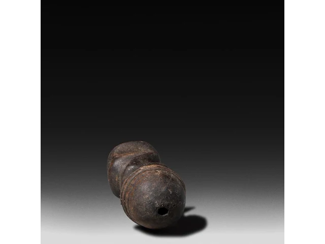 An interesting wooden hermaphrodite fertility doll, dogon, mali, h 11 cm - afbeelding 5 van  5
