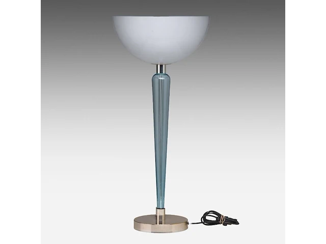 An italian design blown glass 'coppa' table lamp by jeannot cerutti for veart 76.5 cm. (30.12 in.) - afbeelding 2 van  3