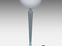 An italian design blown glass 'coppa' table lamp by jeannot cerutti for veart 76.5 cm. (30.12 in.) - afbeelding 2 van  3