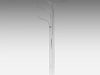 An italian design coat rack by acerbis, 1970s 162 cm. (63.78 in.) - afbeelding 2 van  4