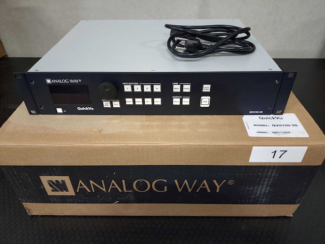 Analog way - qvu150-3g - various video equipment - afbeelding 1 van  4
