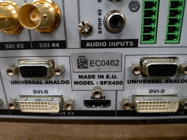 Analog way - spx450 (saphir) - seamless presentation switcher - afbeelding 5 van  5