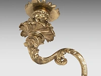 Anatole guillot (1865-1911), a neoclassical gilt bronze sculpture of diana and her hunting dog, accompanied by a pair of matching candelabra diana: 34 cm. (13.39 in.), the candelabra: 65 cm. (25.58 in.) - afbeelding 3 van  32