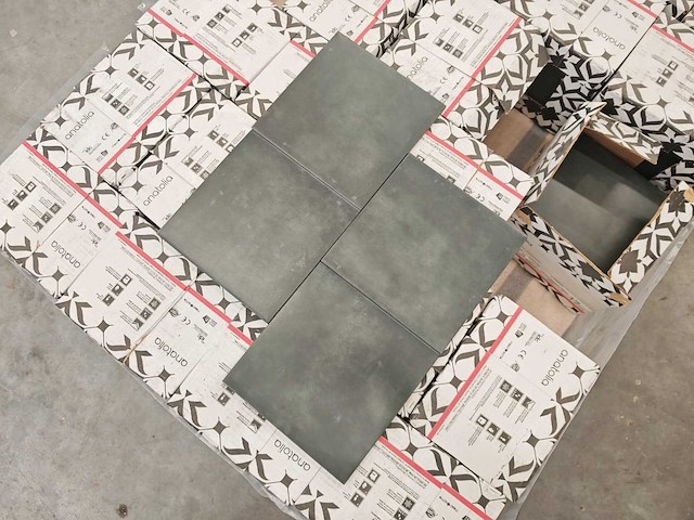 Anatolia form graphite mat vloertegel 20x20 cm 18,36 m² - afbeelding 6 van  7