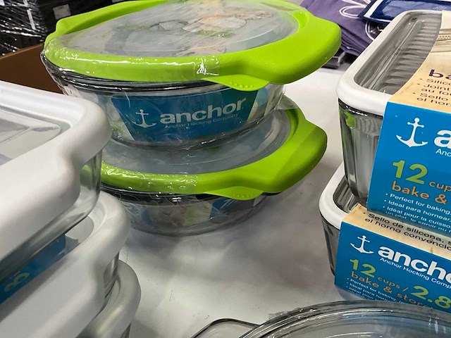 Anchor hocking diverse ovenschalen met deksel (11x) - afbeelding 2 van  11