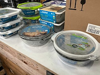 Anchor hocking diverse ovenschalen met deksel (11x) - afbeelding 3 van  11