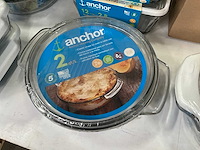 Anchor hocking diverse ovenschalen met deksel (11x) - afbeelding 6 van  11