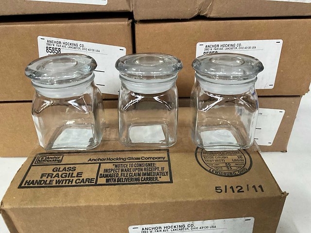 Anchor hocking emma voorraad potje glas (42x) - afbeelding 2 van  6