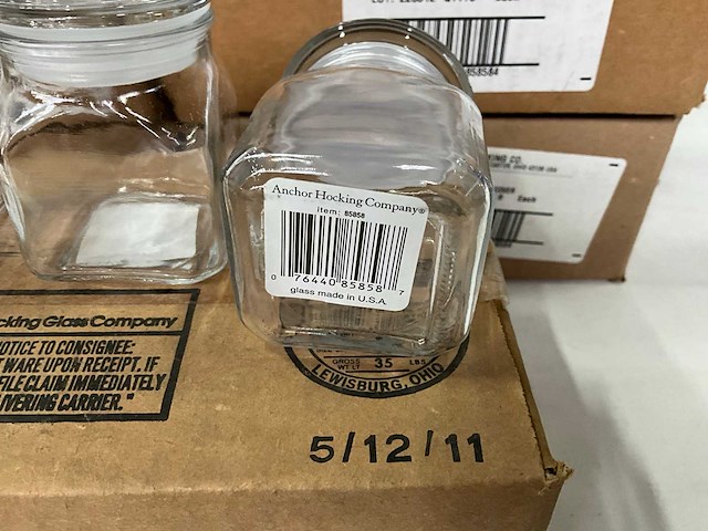Anchor hocking emma voorraad potje glas (42x) - afbeelding 4 van  6