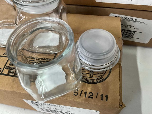 Anchor hocking emma voorraad potje glas (42x) - afbeelding 5 van  6
